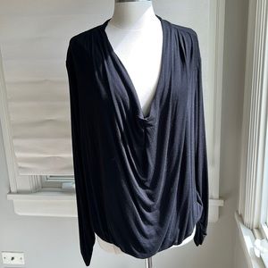 Maeve Anthropologie long sleeve extended cowl top